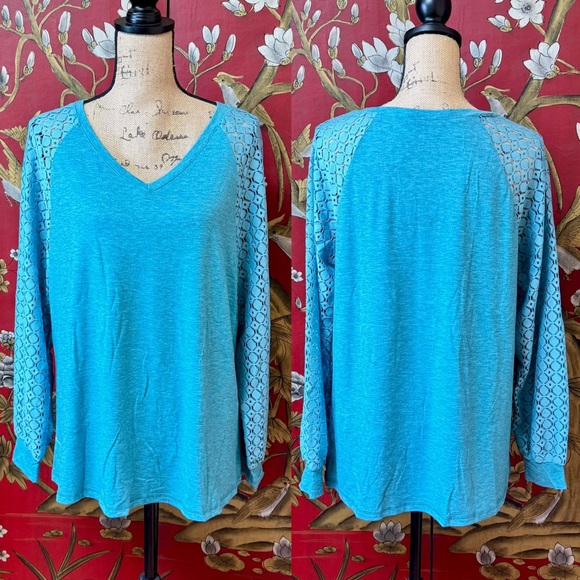 🆕 Women’s V-neck Lace Dressy Top Blouse | #M2 - Picture 6 of 15